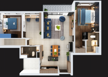 CHUNG CƯ THE VIEW  QUẬN 7 - CHỊ LOAN ( CĂN 1)